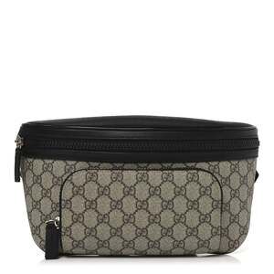 Gucci Gg Supreme Large Belt Bag Beige #244603G10B